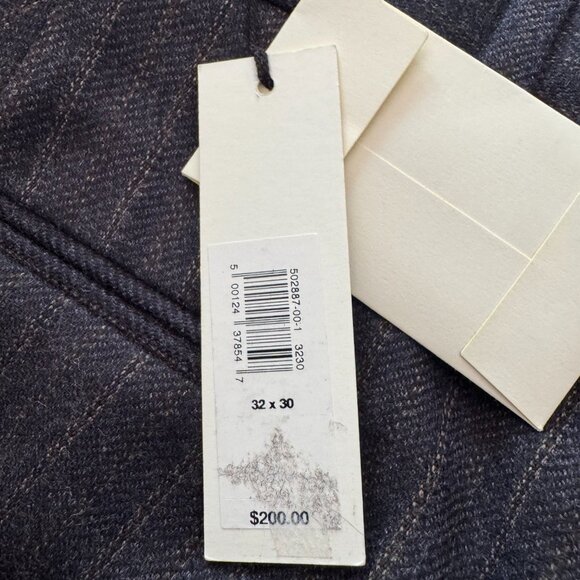 Banana Republic Tailored Slim-Fit Charcoal Gray Italian WoolTrouser Size 32x30 - Picture 7 of 7